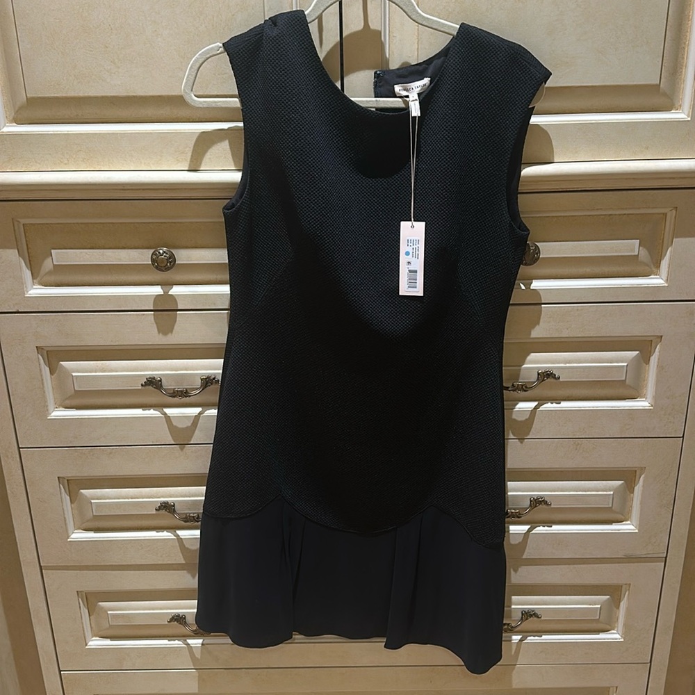 NWT Rebecca Taylor Black Dress 8